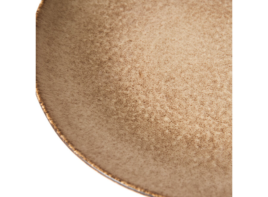 Assiette de petit déjeuner 'Yake' Blush - lot de 2