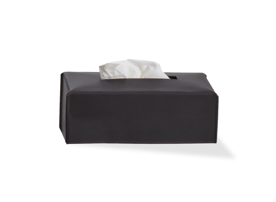 Taschentuchbox Nappa - Rectangular - Black