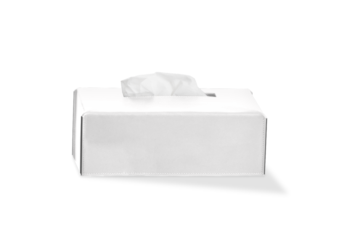 Taschentuchbox Nappa - Rectangular - White