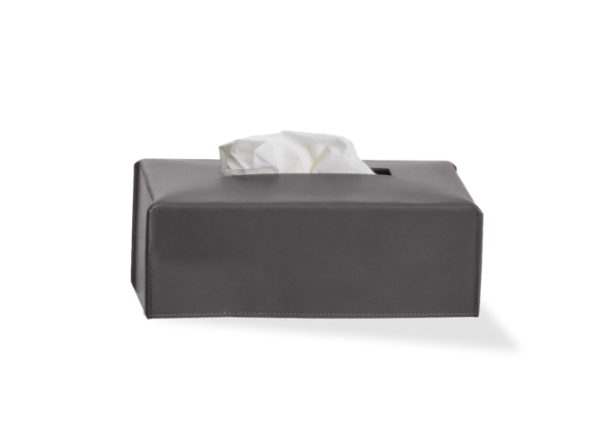 Taschentuchbox Nappa - Rectangular - Grey