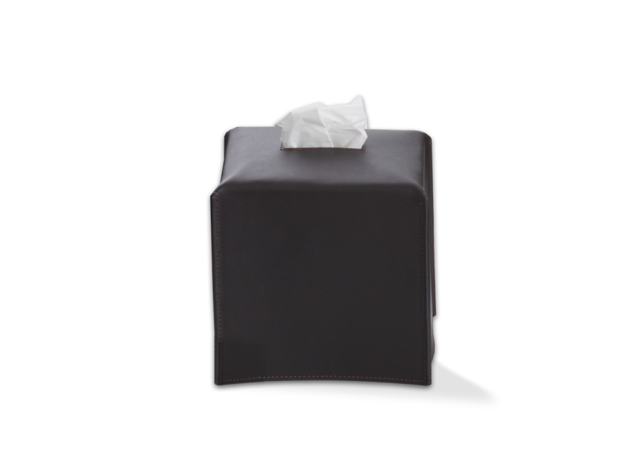 Taschentuchbox Nappa - Square - Black