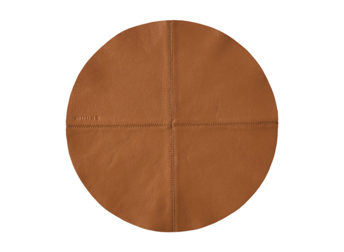 Platzdecken Camou round camel  - 2-er Set