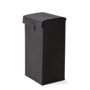 Laundry basket 'Nappa' - Black