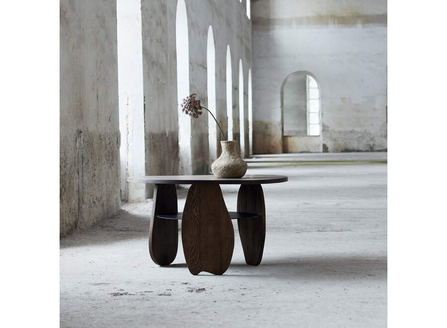 Coffee table 'Ishi' - Dark Oil