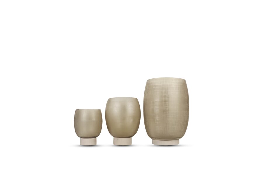 Porte-bougie 'Mooga' Smoke - M
