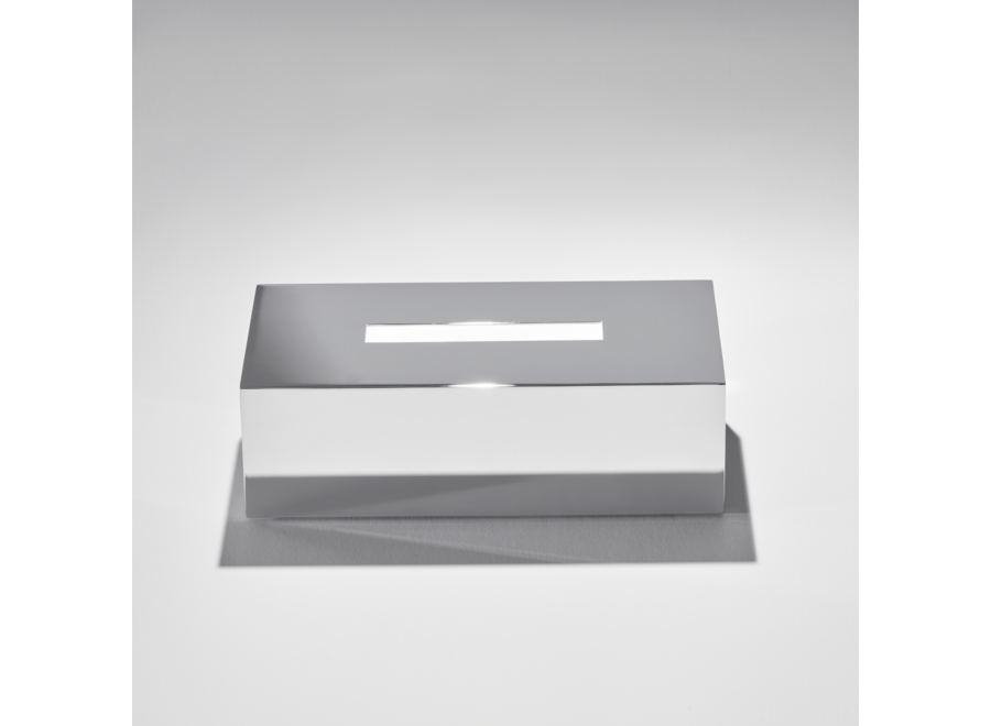 Tissue box 'Century' - Rectangular - Chrome