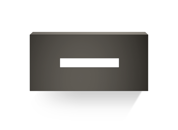 Boîte à mouchoirs Century - Rectangular - Dark Metal