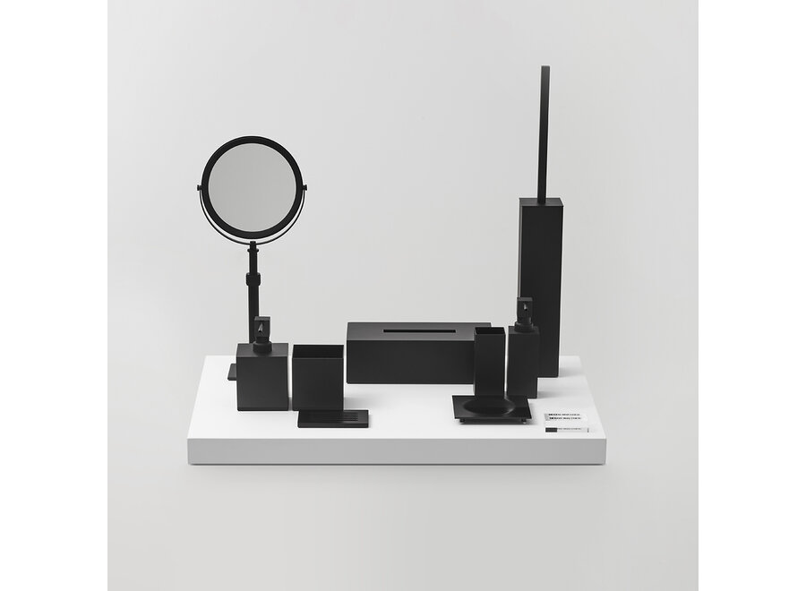 Tissue box 'Century' - Rectangular - Black