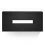 Taschentuchbox 'Century' - Rectangular - Black
