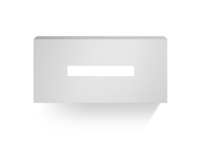 Tissue box Century - Rectangular - White