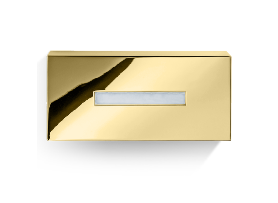 Tissue box Century - Rectangular - Gold