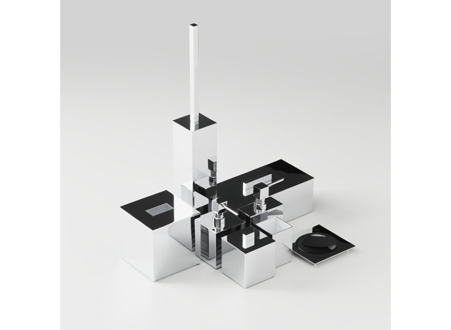 Tissue box 'Century' - Square - Chrome