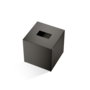 Tissue box 'Century' - Square - Dark Metal