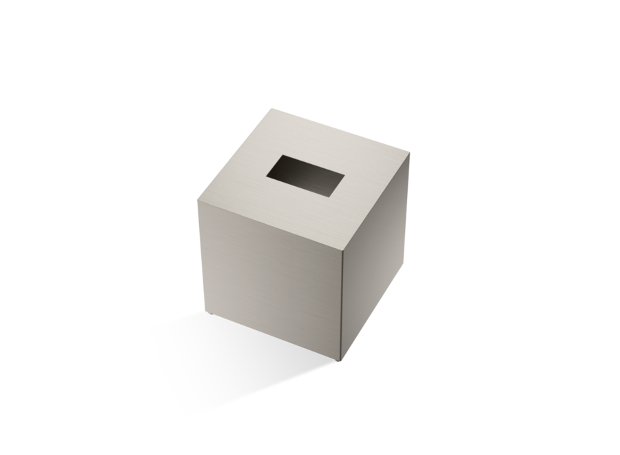 Tissue box Century - Square - Nickel satined