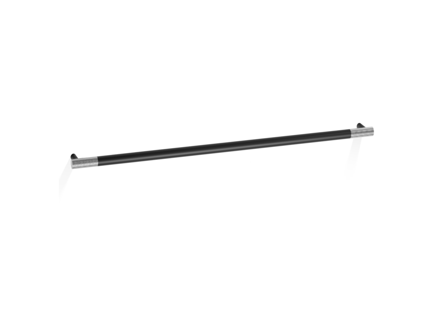 Towel rail 'Club' - Matt black / Chrome