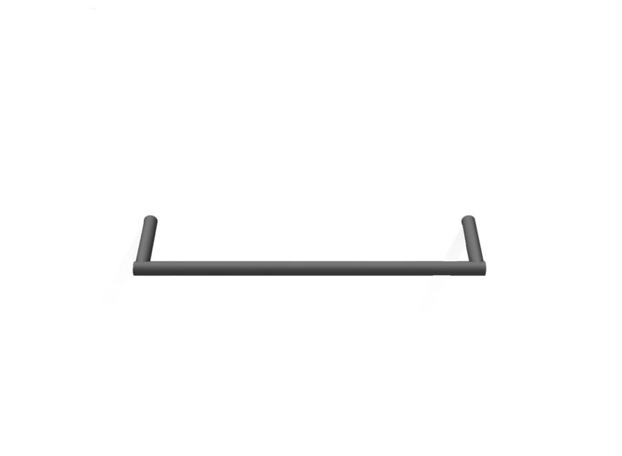 Towel rail 'Mikado' - Matt Black