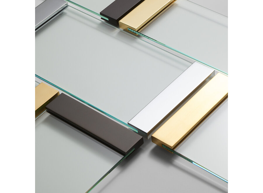 Tablett 'Century' - L - Chrome