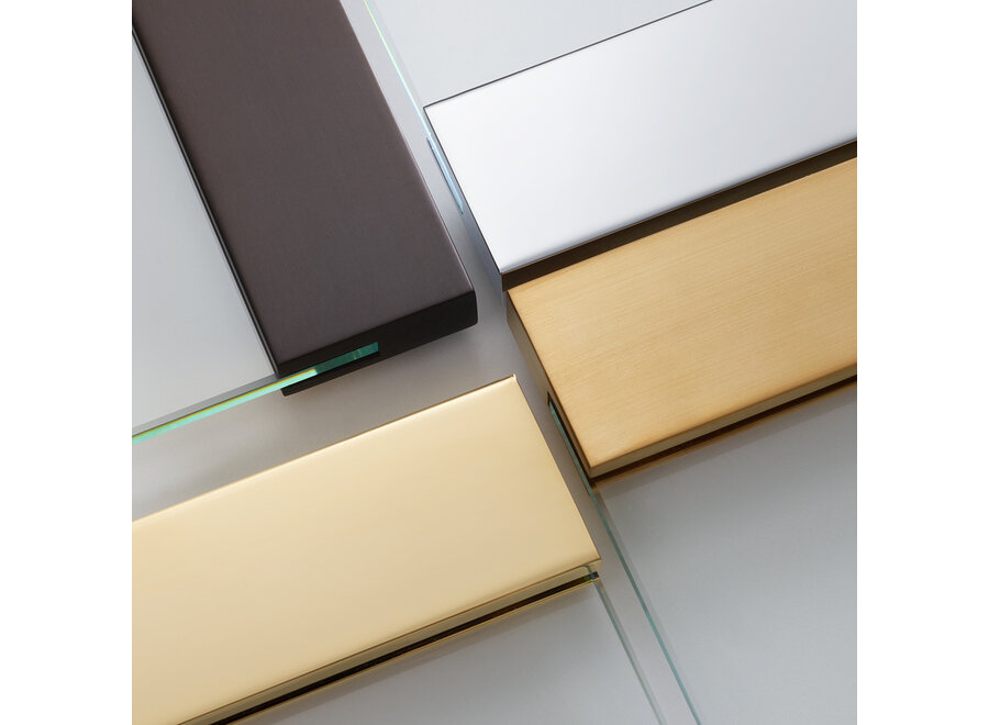 Tablett 'Century' - L - Chrome