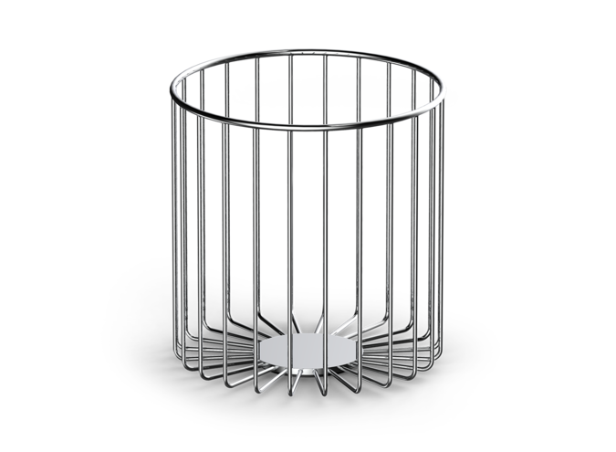 Prullenbak Mikado - Chrome