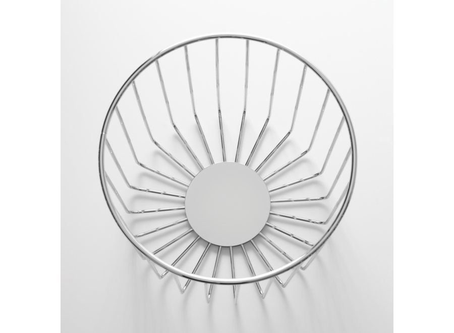 Prullenbak 'Mikado' - Chrome
