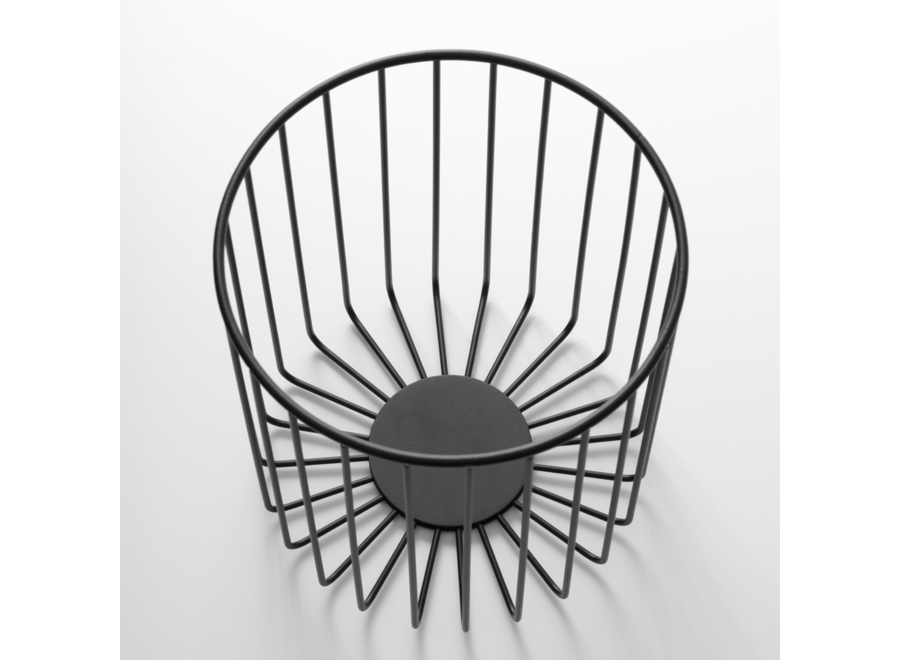 Prullenbak 'Mikado' - Matt Black