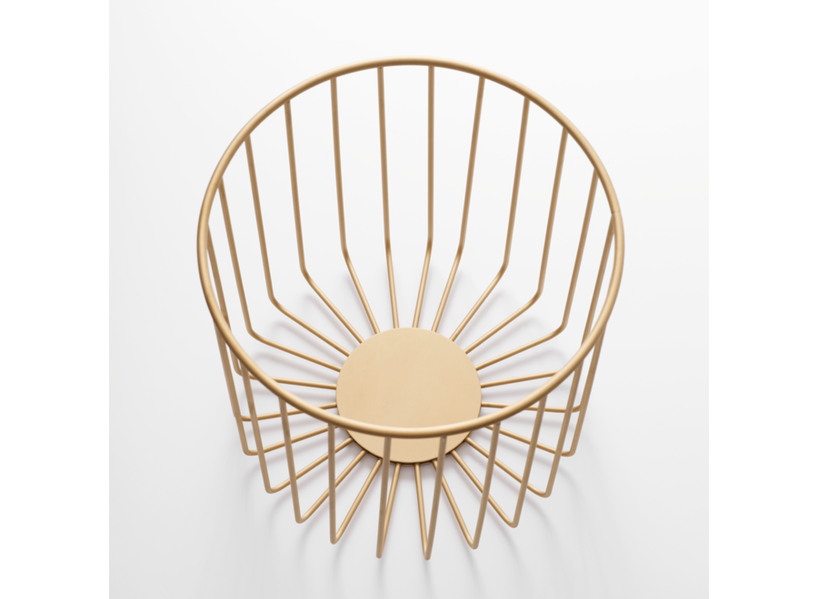 Paper bin 'Mikado' - Matt Gold