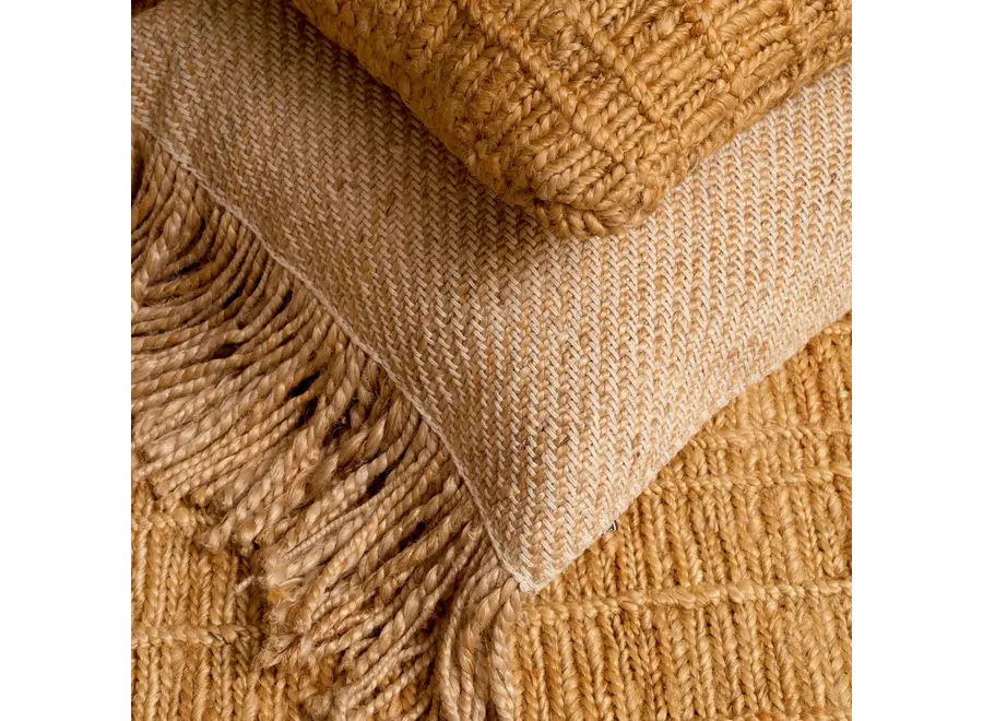 Cushion combination Natural jute: Palinuro & Vieste