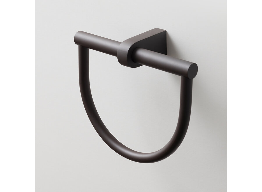 Towel ring 'Century' - Dark Metal