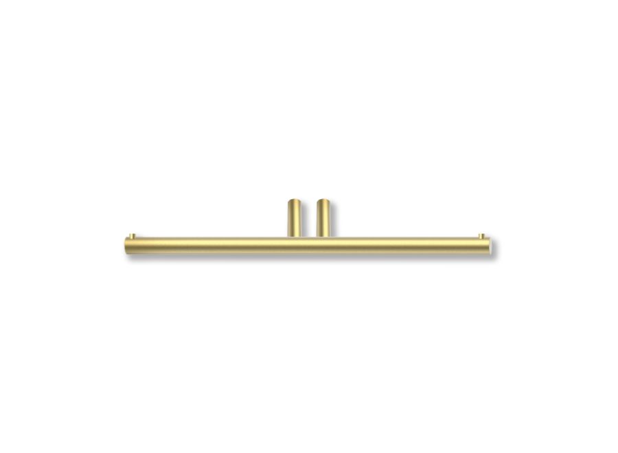 Toilet paper holder Duo 'Mikado' - Matt Brass
