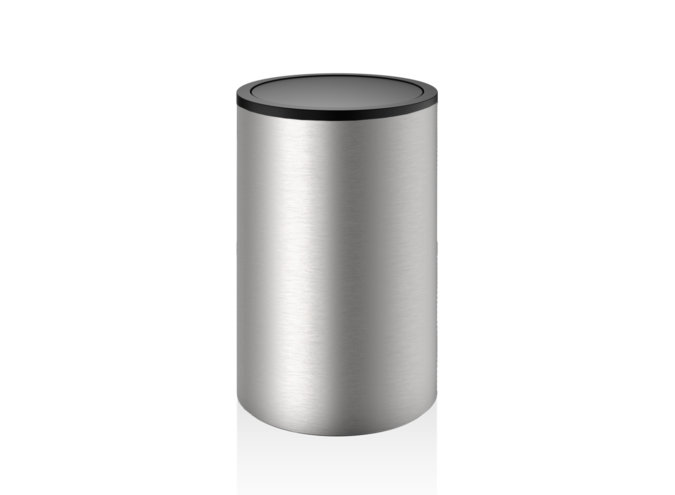 Laundry basket Mikado - Stainless steel / Matt Black