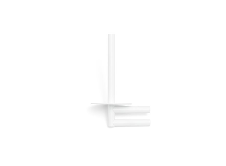 Toilet paper holder 'Mikado' - Matt White