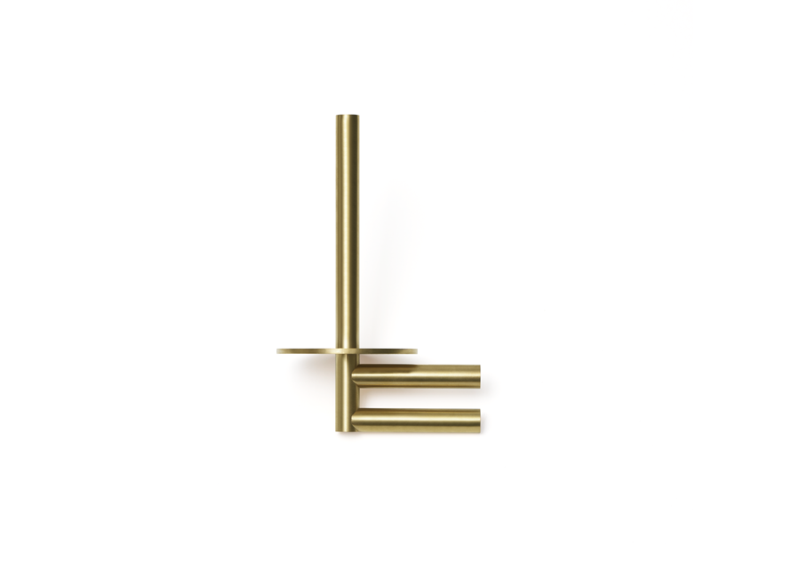 Toilet paper holder 'Mikado' - Matt Brass