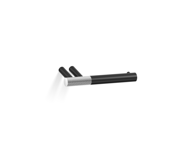 Toiletrolhouder Club - Chrome  /  Matt Black