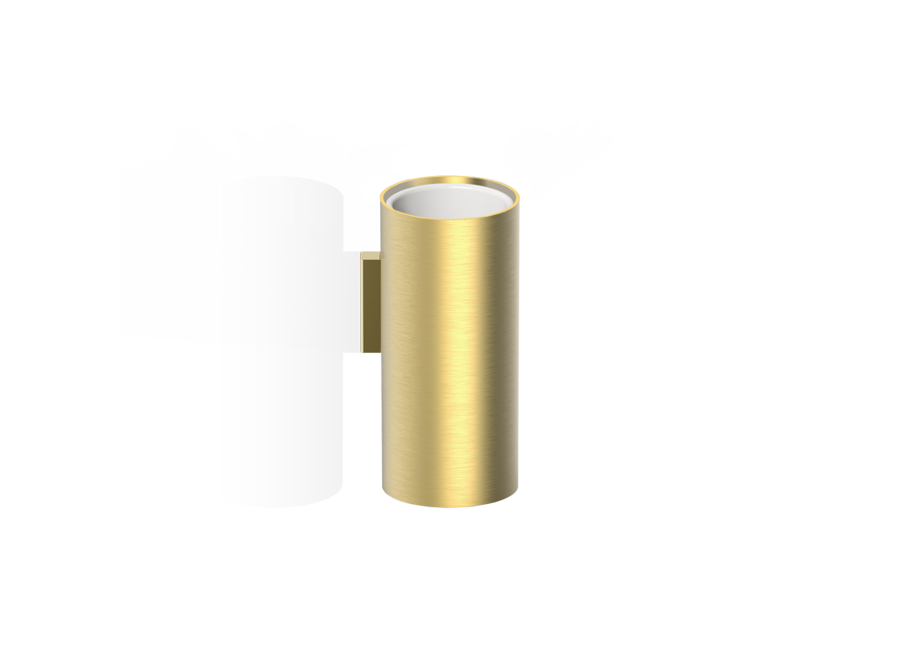 Tumbler  Mikado - Wall mounted - Matt Brass