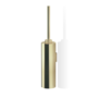 Toilet brush set 'Club' - Wall mounted - Matt Gold