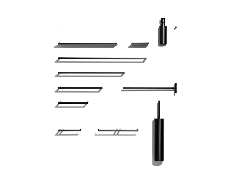 Zeepdispenser 'Mikado' - Wandbevestiging - Matt Black