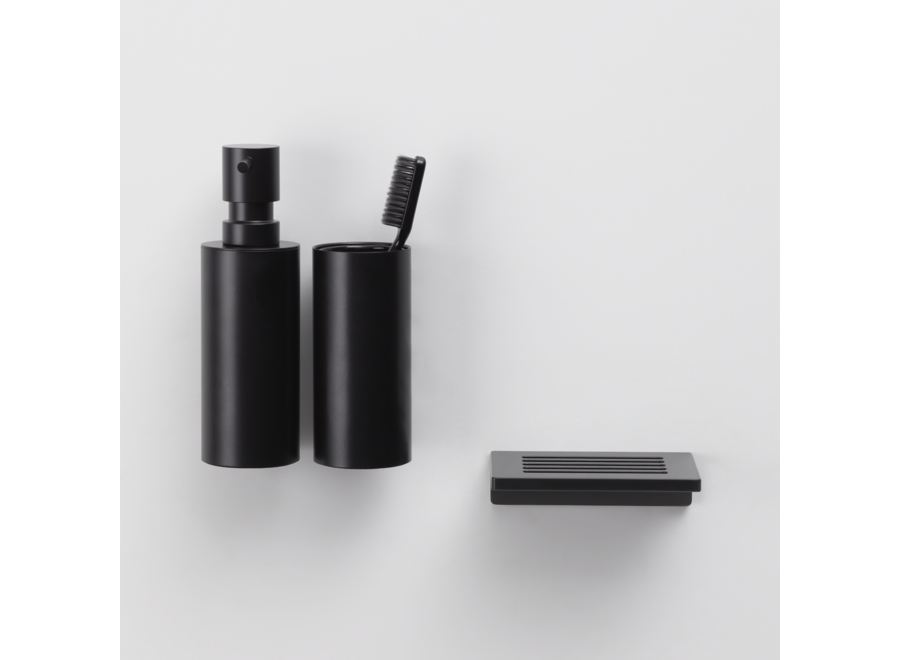 Distributeur de savon 'Mikado' - Montage mural - Matt Black
