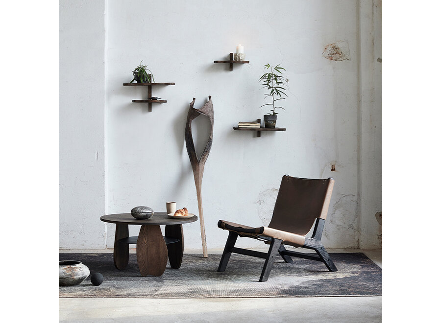Shelf 'Pamu' - Dark Oil - S
