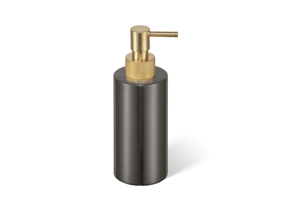 Soap dispenser Club - SSP3 - Dark Metal / Matt Gold