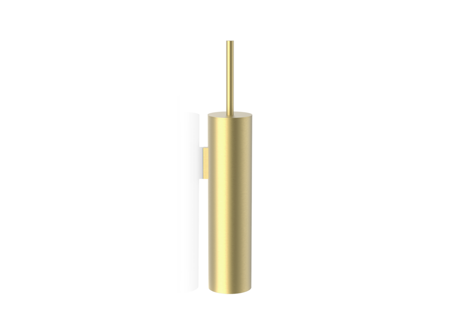 Toiletborstelset 'Mikado' - Wandbevestiging - Matt Brass