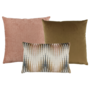 Kussencombinatie Camel/Marsala: Cenio, Astrid & Quincy