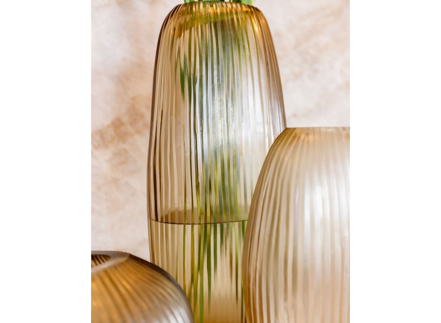 Vase 'Folding' Smoke - L