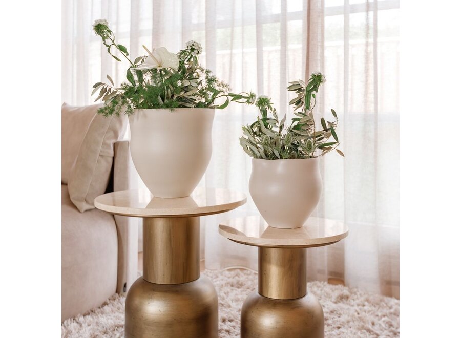 Vase 'Cascade' Sand - M