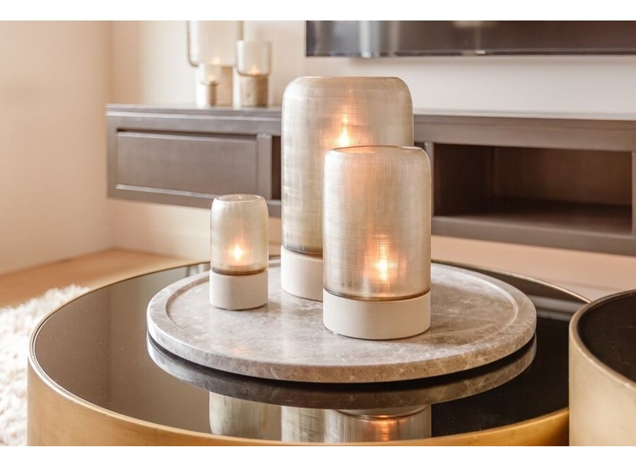 Windlicht 'Kogan' Smoke - L