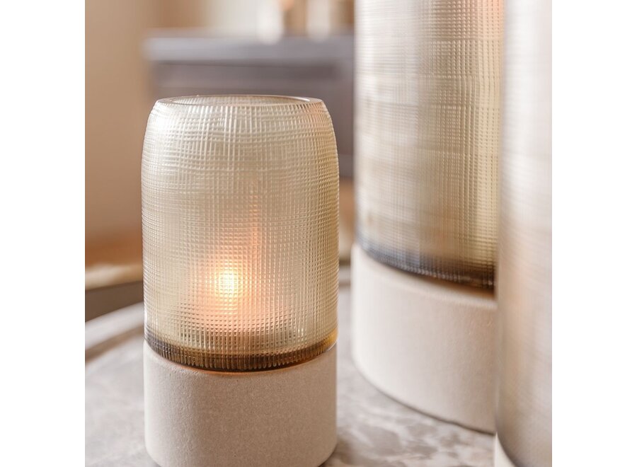 Windlicht 'Kogan' Smoke - L
