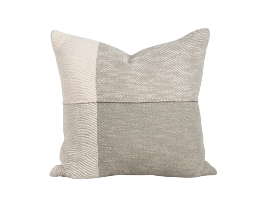 Cushion Antoine - Ivory/Grey