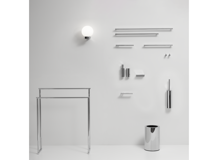 Zeephouder 'Mikado' - Wandbevestiging - Chrome