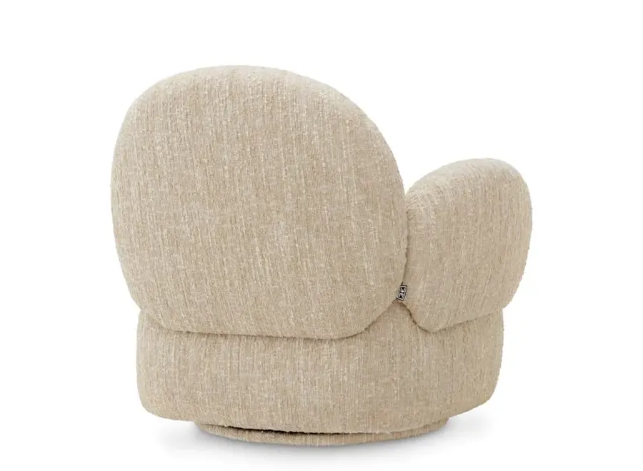 Chaise pivotante 'Madrone' - Bouclé Sonata Cream