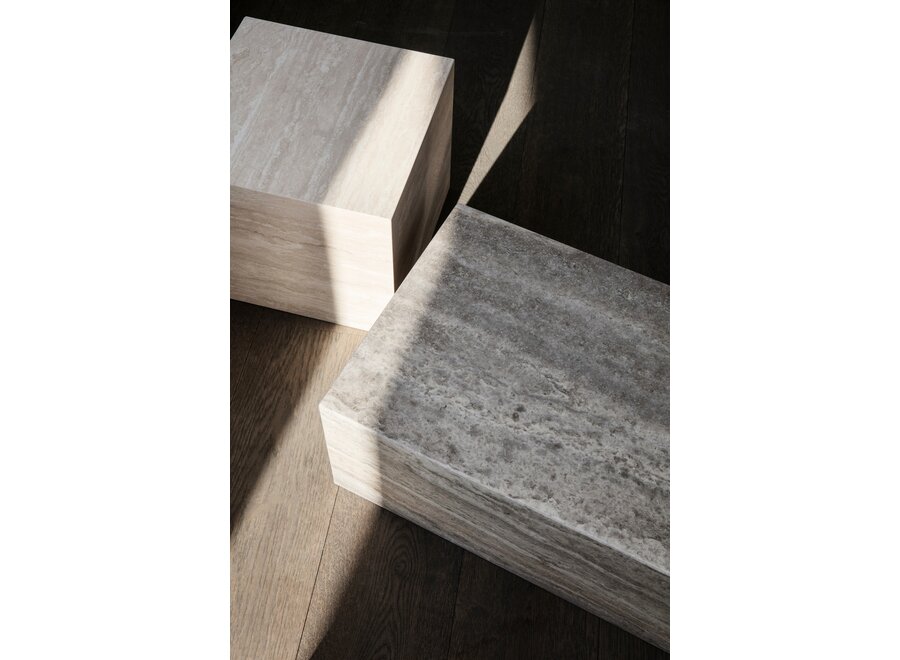 Couchtisch 'Cubism' - L - Silver