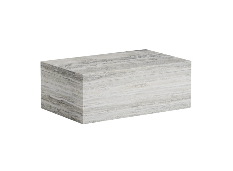 Couchtisch 'Cubism' - L - Silver